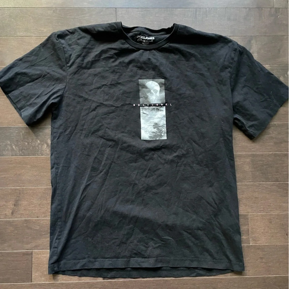 Jack & Jones Black Nocturnal T-shirt  Men’s Large - Picture 2 of 6